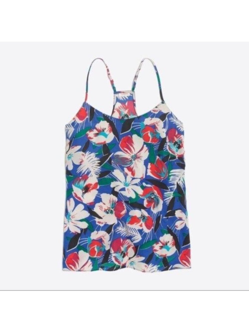 J.Crew Factory Tropical Print Racerback Cami